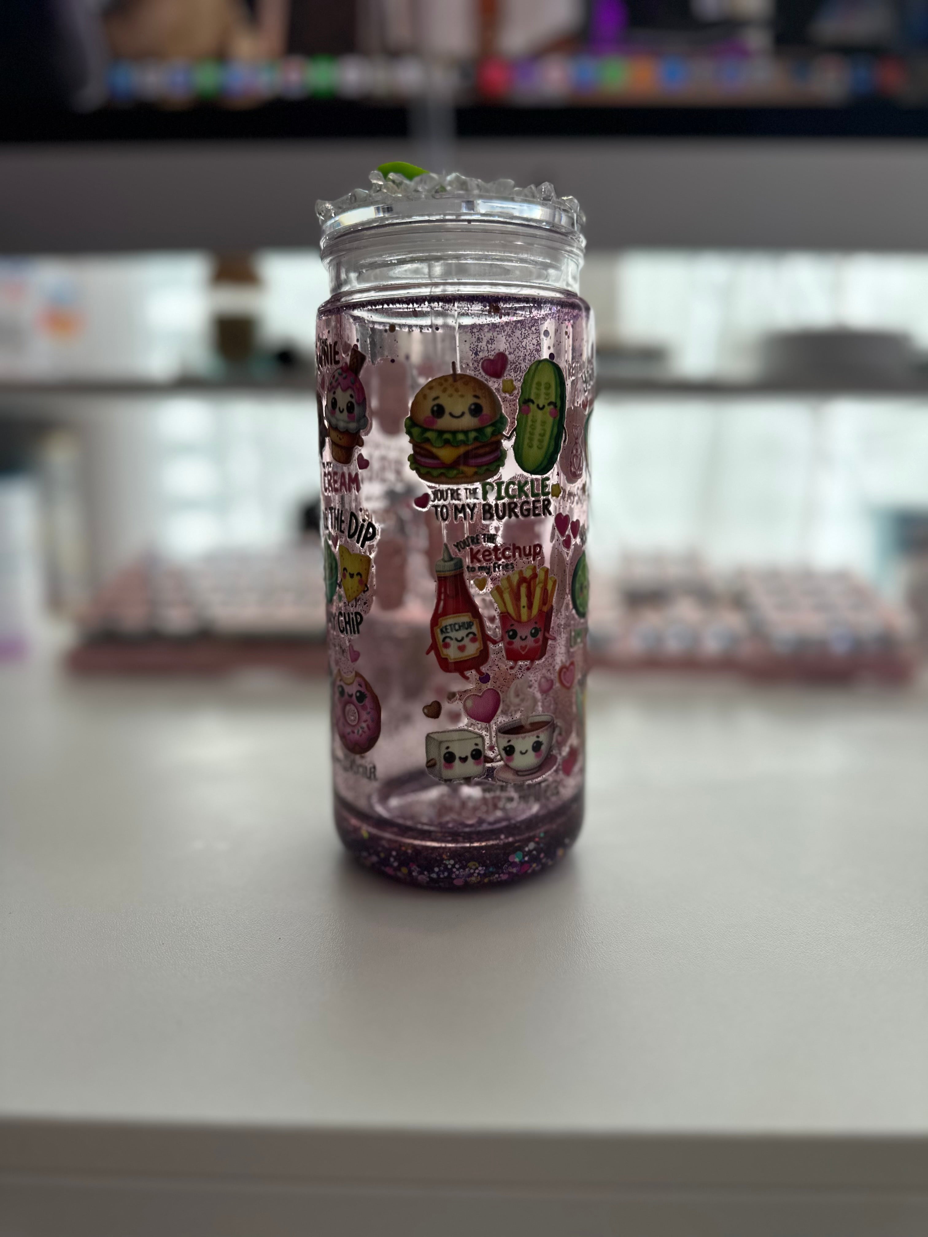 PB&J Snow Globe Tumbler